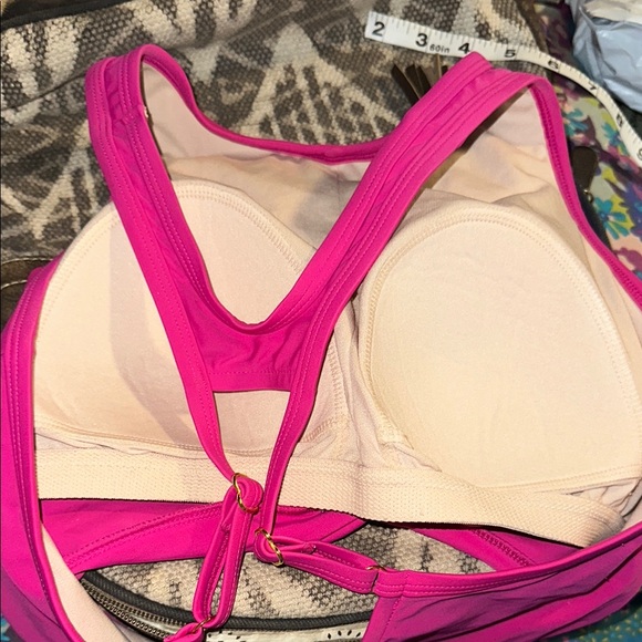 Kona Sol Pink Bikini Top - Picture 7 of 9